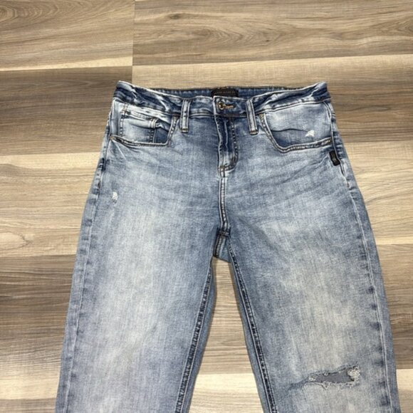 🏴 Silver Jeans beau straight leg blue jeans size 25 - Picture 5 of 10